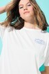 T-shirt oversize, imprimé / broderie