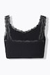 Brassières, lot de 2. Liserés en dentelle. Tissu ajouré