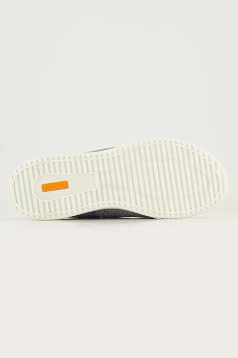 Sneakers en cuir Jomos, gaufrage Bubble, semelle intérieure amovible - largeur K