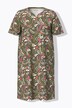 Bigshirts, set van 2, paisley, V-hals, korte mouw