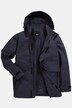 Men+ regnjakke, funksjonell, hette, opptil 8 XL