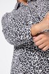 Halenka, oversize, mušelín, leopardí potisk