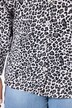 Halenka, oversize, mušelín, leopardí potisk