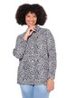 Halenka, oversize, mušelín, leopardí potisk
