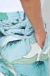 Pantalon, motif à fleurs, jambe large, taille élastique