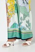 Pantalon, motif à fleurs, jambe large, taille élastique