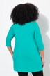 Classic A-Line 3/4 Sleeve Round Neck Knit Tunic