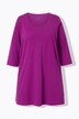 Longshirt, A-lijn, ronde hals, 3/4-mouwen