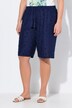 Shorts modello Mary in spugna con palme, taglio della gamba ampio e cintura elastica