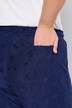 Shorts modello Mary in spugna con palme, taglio della gamba ampio e cintura elastica