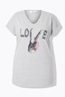 T-skjorte, komfortpassform, LOVE-motiv