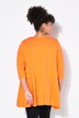 T-shirt dal taglio svasato con pieghe decorative e orlo asimmetrico