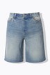 Bermuda en jean, coupe Wide Legs, bords francs