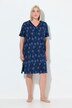 Bigshirts, set van 2, bloemen, V-hals, korte mouw/mouwloos