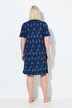 Bigshirts, set van 2, bloemen, V-hals, korte mouw/mouwloos