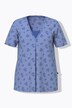 Pyjama. T-shirt col V et manches courtes. Pantalon corsaire