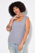 Ribshirt, slim fit, siersteentjes
