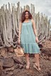 Cold-Dyed Sleeveless Jersey Dress