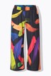 Wide-leg all-over print pants