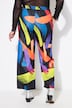 Wide-leg all-over print pants