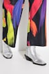 Wide-leg all-over print pants