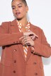 Linnenmix blazer, loose fit, dubbele rij knopen