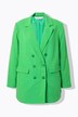 Linnenmix blazer, loose fit, dubbele rij knopen