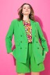 Linnenmix blazer, loose fit, dubbele rij knopen