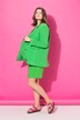 Linnenmix blazer, loose fit, dubbele rij knopen
