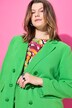 Linnenmix blazer, loose fit, dubbele rij knopen
