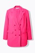 Linnenmix blazer, loose fit, dubbele rij knopen