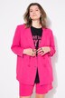 Linnenmix blazer, loose fit, dubbele rij knopen