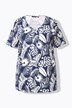 T-shirt, veren, A-lijn, V-hals, korte mouw