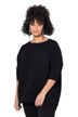 Halenka, oversize, mušelín, 3/4 rukávy