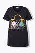 T-shirt motif sac à main, coupe évasée