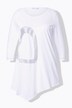 T-Shirt, A-form, paillet-hjerte, tilspidset kant