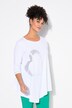 T-Shirt, A-form, paillet-hjerte, tilspidset kant