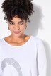 T-Shirt, A-form, paillet-hjerte, tilspidset kant