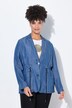 Blazer dal taglio svasato in lyocell con coulisse in vita