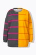 Mikina, oversize, pruhy