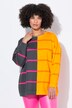 Mikina, oversize, pruhy