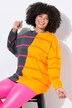 Mikina, oversize, pruhy