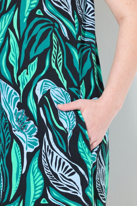 Jersey jumpsuit, jungle, bindbandjes, biologisch katoen
