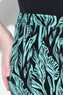 Jupe-culotte, motif jungle, taille élastique, coton bio