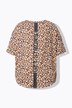 Leopard Print Get Strong Oversized Performance Tee