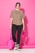 Leopard Print Get Strong Oversized Performance Tee