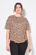 Leopard Print Get Strong Oversized Performance Tee