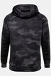 Veste de survêtement en molleton JAY-PI, avec capuche et motif camouflage, collection Fitness – jusqu'au 7 XL
