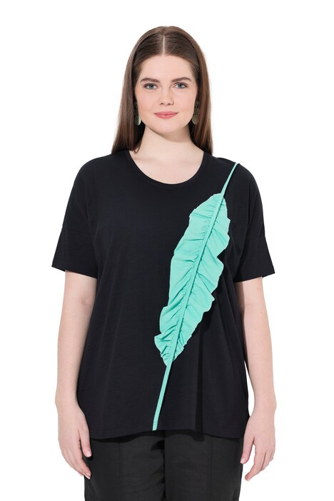 Tričko, oversize, kulatý výstřih, krátké rukávy, biobavlna