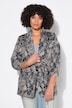 Blazer dal taglio comodo con fantasia leopardata